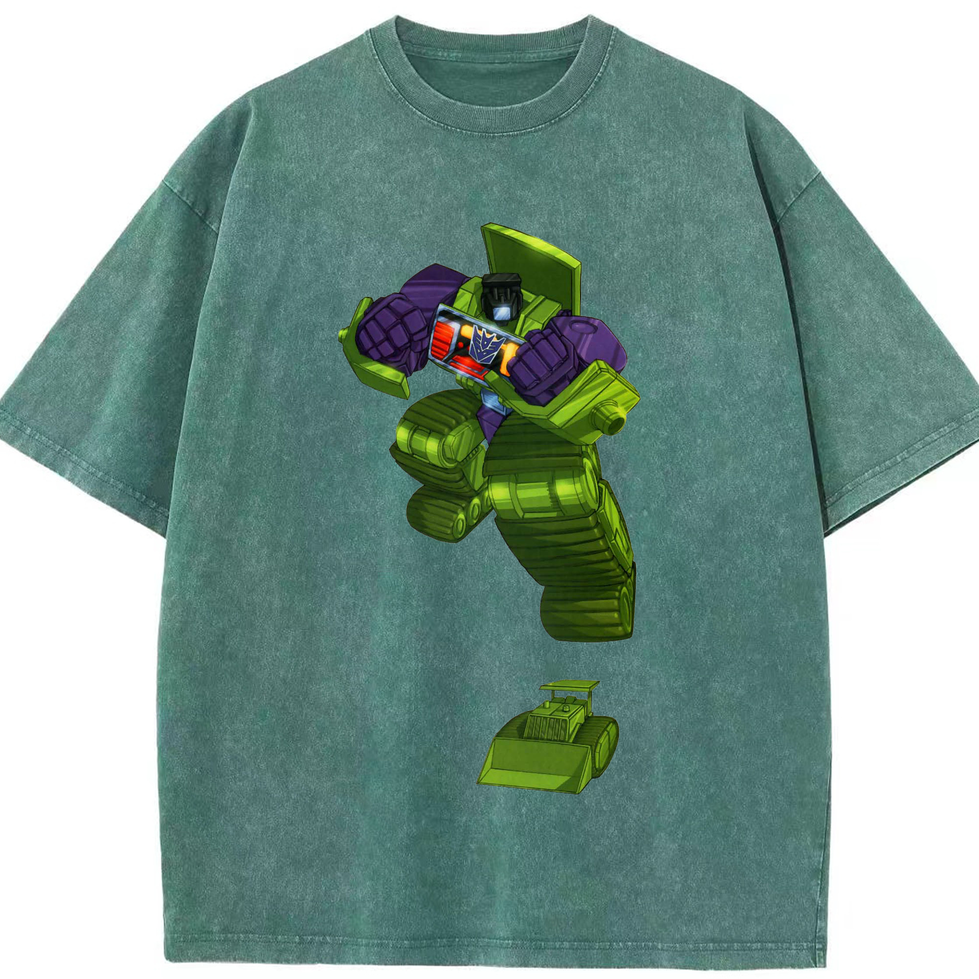 （画像用）  綿100% ヴィンテージ風 半袖Tシャツ（フロントプリント）